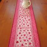 Quilted Table Runner Valentine's