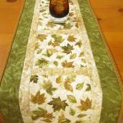 Nature and Leaves Table Runner