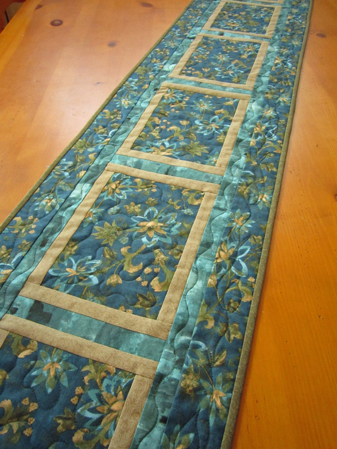 Handmade Table Runner, Quilted Table Runner, Table Runners on Luulla