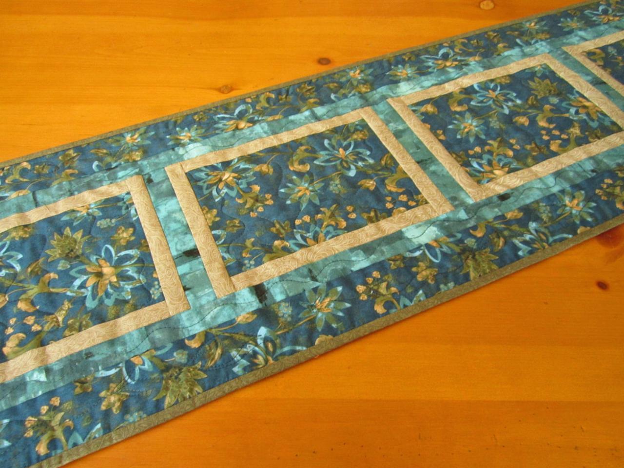 Handmade Table Runner, Quilted Table Runner, Table Runners on Luulla