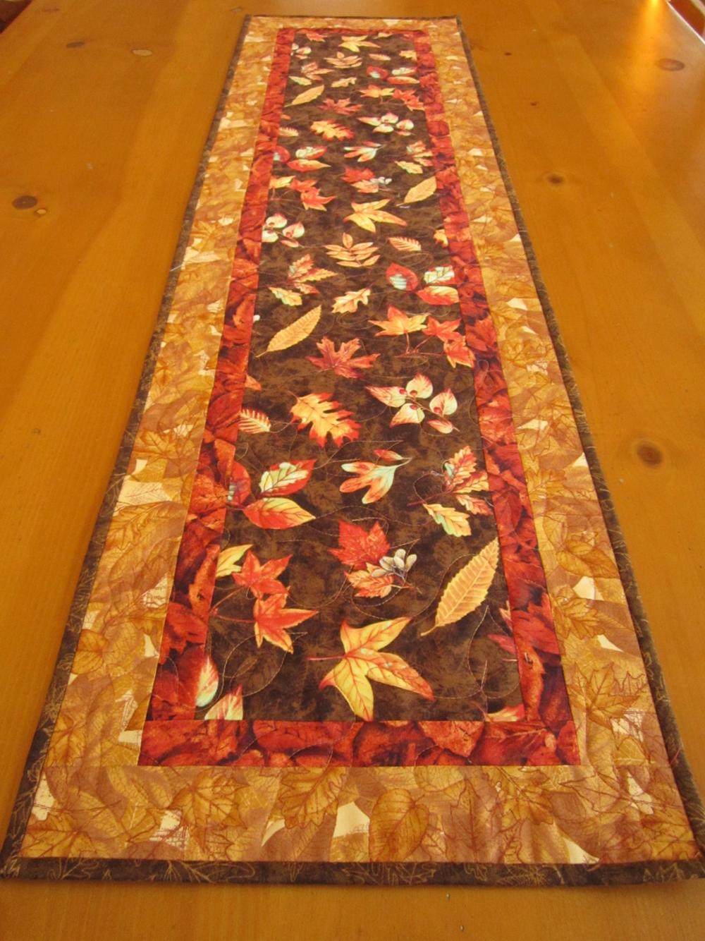 Falling Leaves Fall Table Runner On Luulla