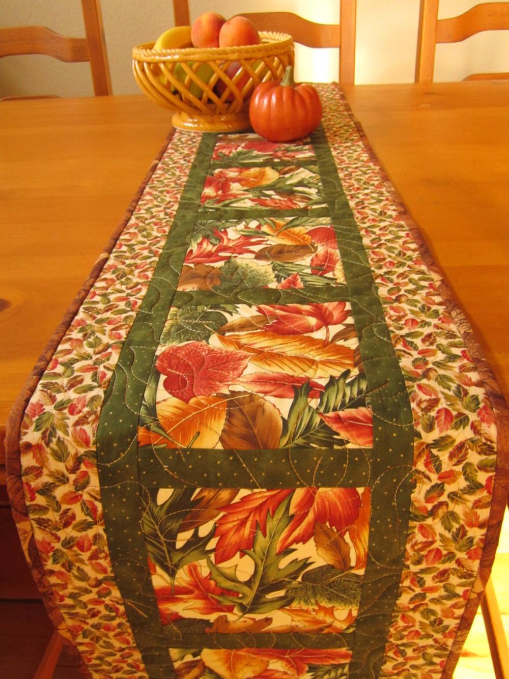 Fall Foliage Table Runner on Luulla