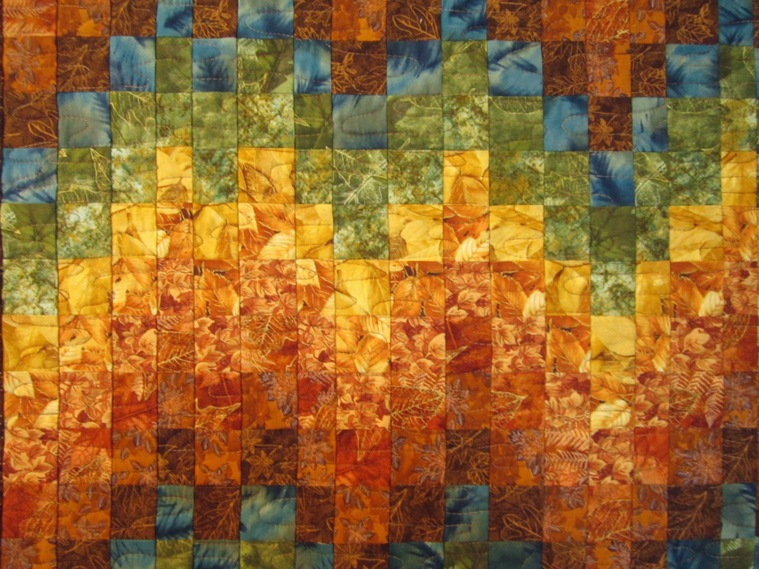 Art Quilt Bargello Wall Quilt on Luulla